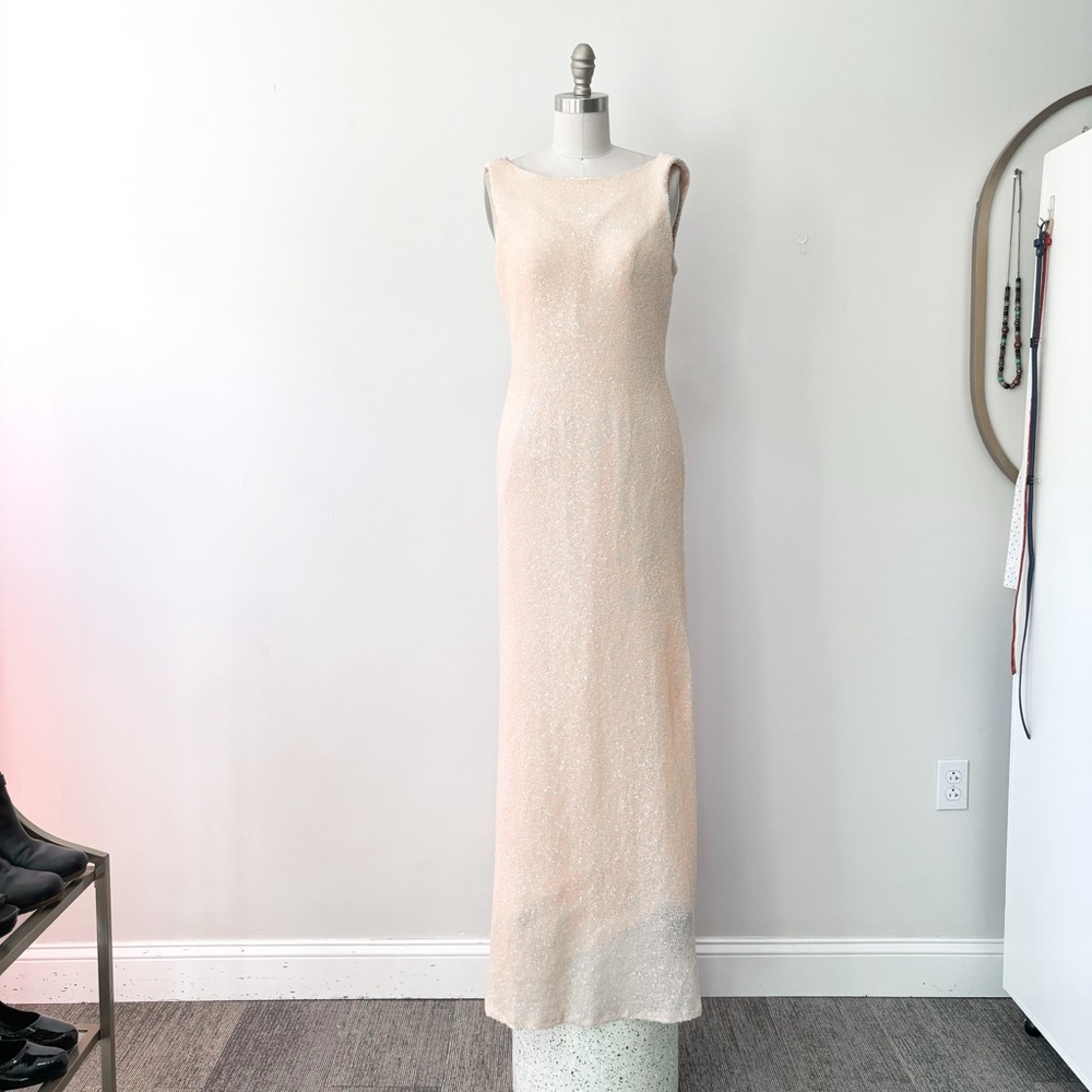 Christina Wu • Sequin Sleeveless Gown • 8